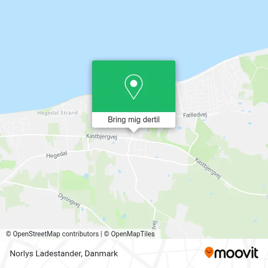 Norlys Ladestander kort