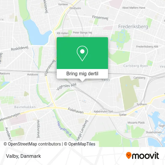 Valby kort