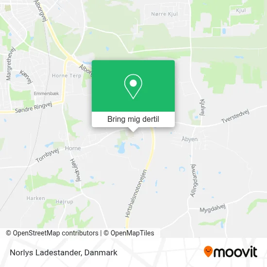 Norlys Ladestander kort