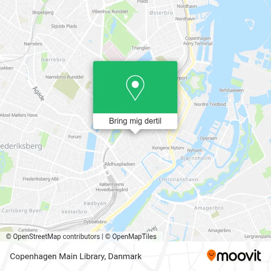 Copenhagen Main Library kort