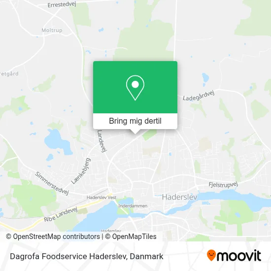 Dagrofa Foodservice Haderslev kort
