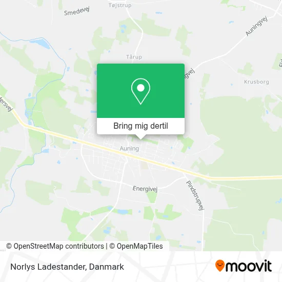 Norlys Ladestander kort