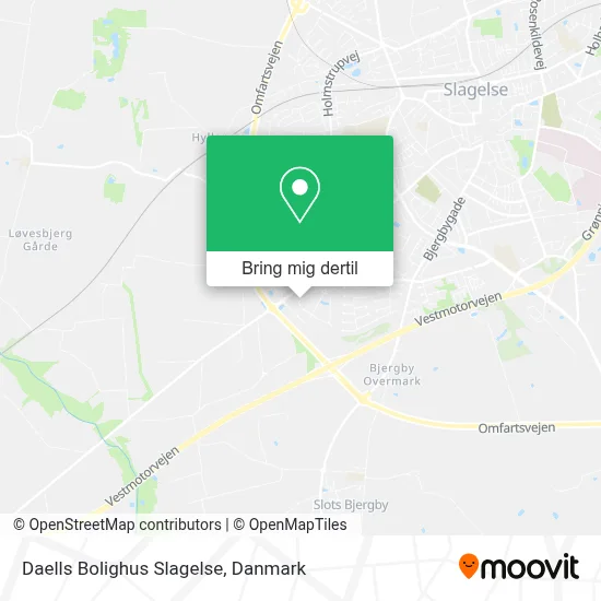 Daells Bolighus Slagelse kort