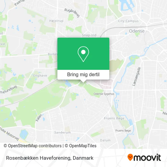 Rosenbækken Haveforening kort