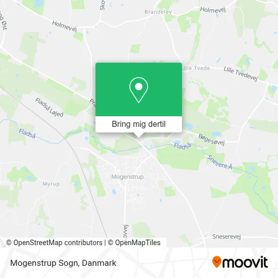 Mogenstrup Sogn kort