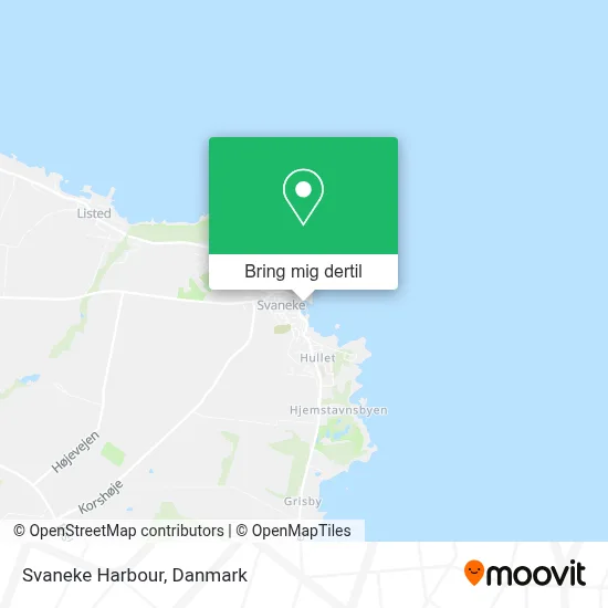 Svaneke Harbour kort