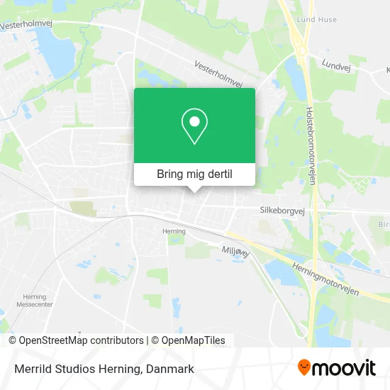 Merrild Studios Herning kort