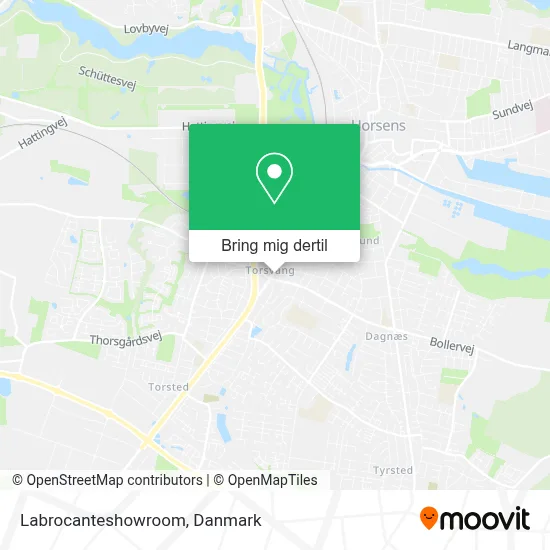 Labrocanteshowroom kort