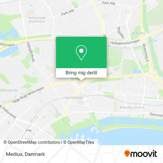Medius kort