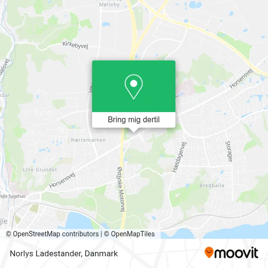 Norlys Ladestander kort