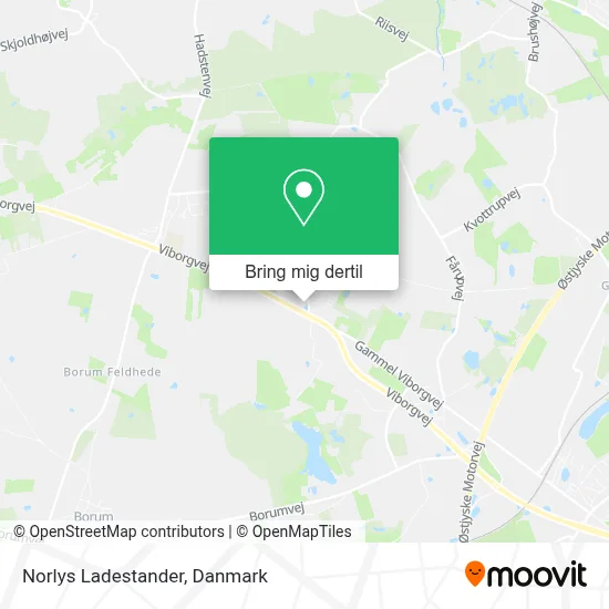 Norlys Ladestander kort