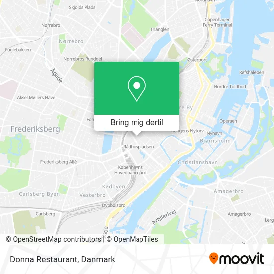 Donna Restaurant kort
