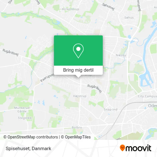 Spisehuset kort