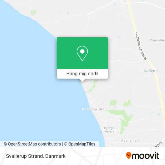 Svallerup Strand kort