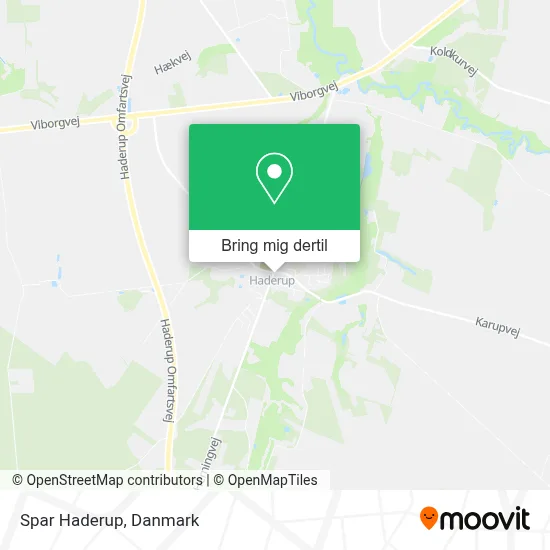 Spar Haderup kort