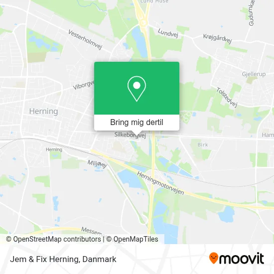 Jem & Fix Herning kort
