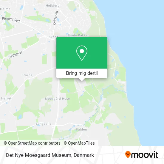 Det Nye Moesgaard Museum kort