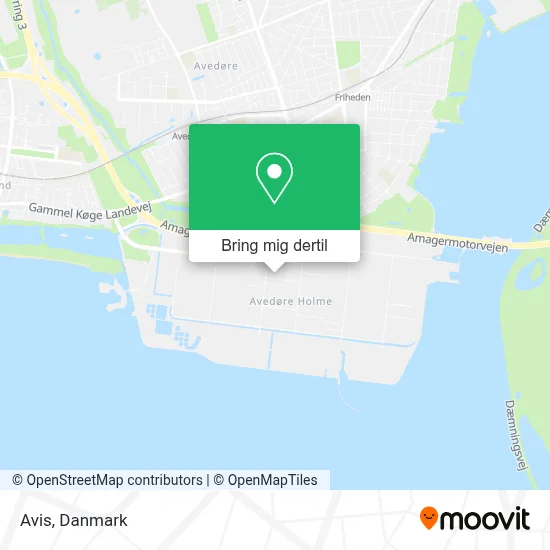 Avis kort
