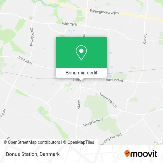 Bonus Station kort