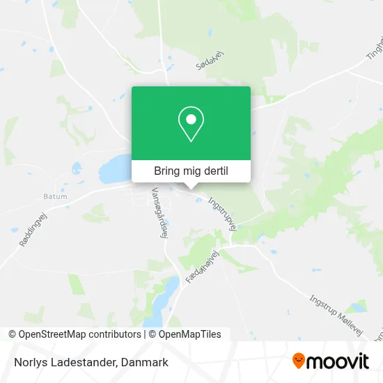 Norlys Ladestander kort