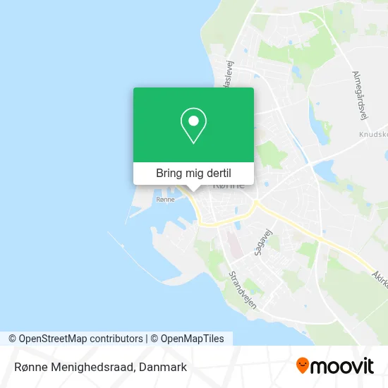 Rønne Menighedsraad kort