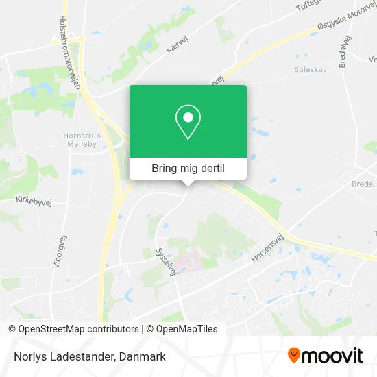 Norlys Ladestander kort