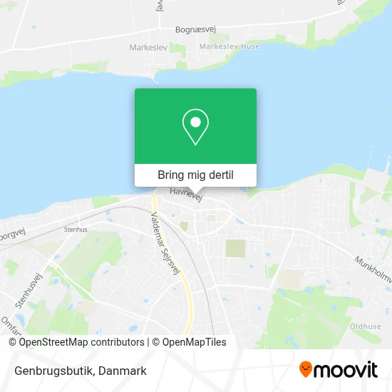 Genbrugsbutik kort