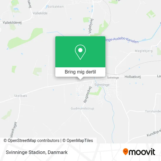 Svinninge Stadion kort