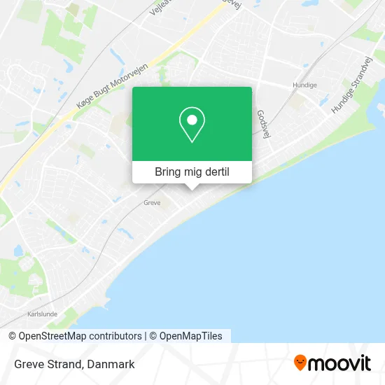 Greve Strand kort