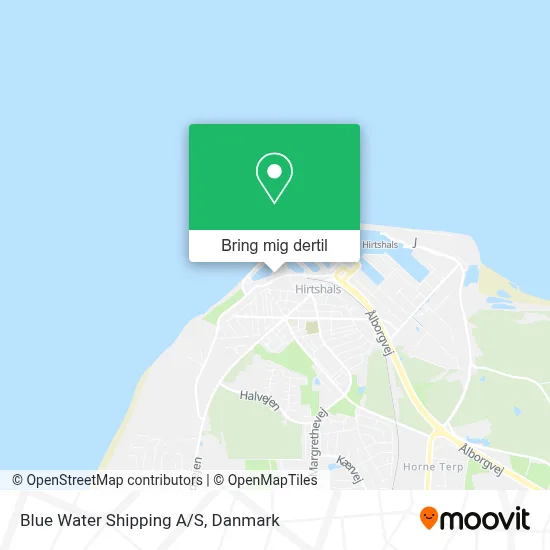 Blue Water Shipping A/S kort