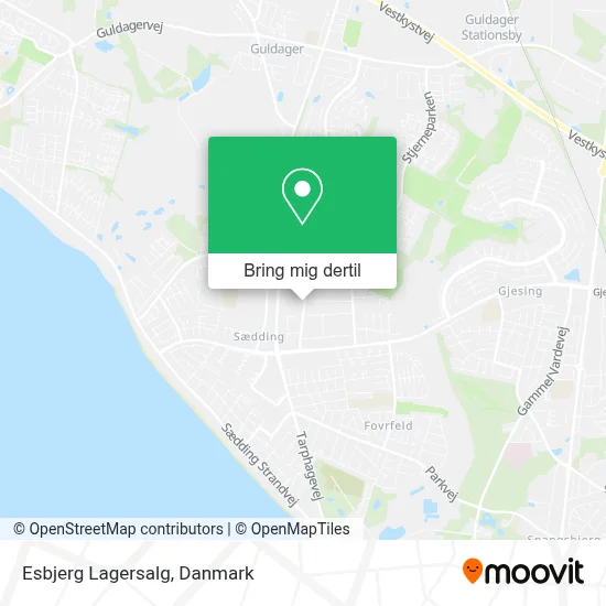 Esbjerg Lagersalg kort