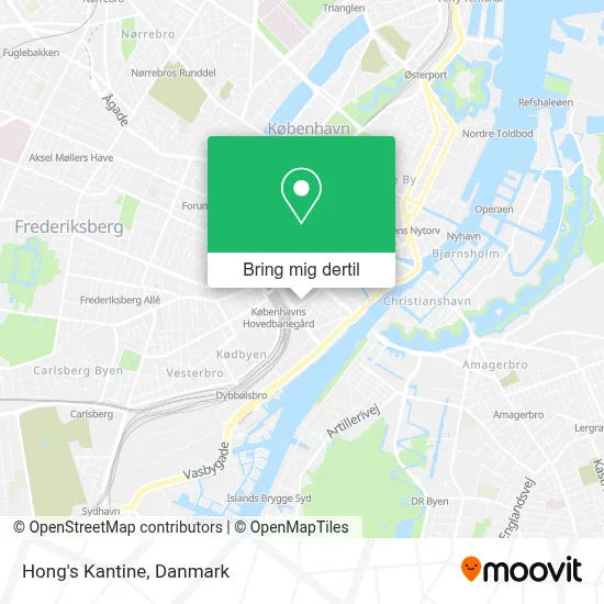 Hong's Kantine kort