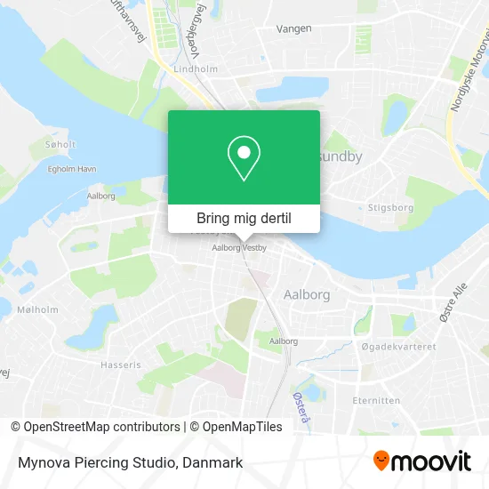 Mynova Piercing Studio kort
