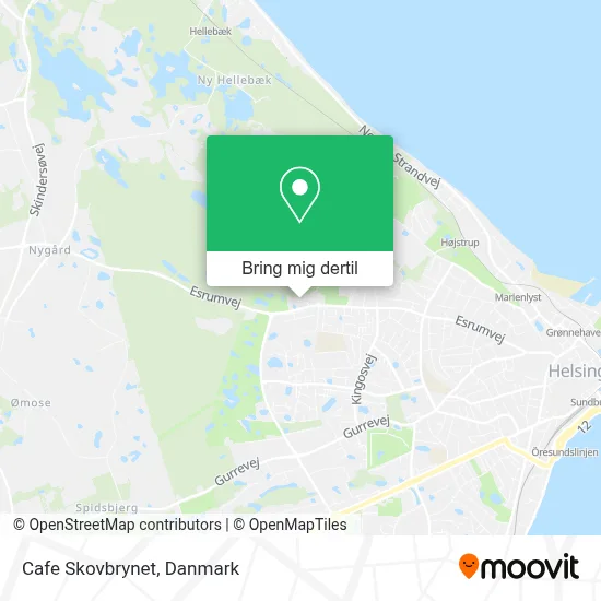 Cafe Skovbrynet kort