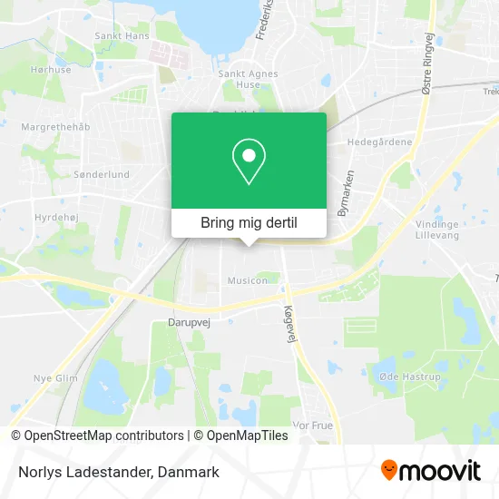 Norlys Ladestander kort