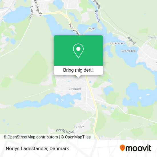 Norlys Ladestander kort