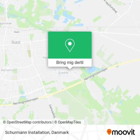 Schurmann Installation kort