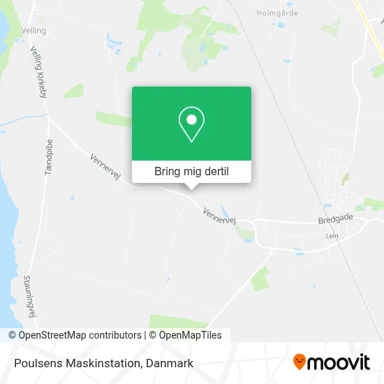 Poulsens Maskinstation kort