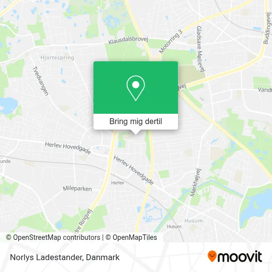 Norlys Ladestander kort