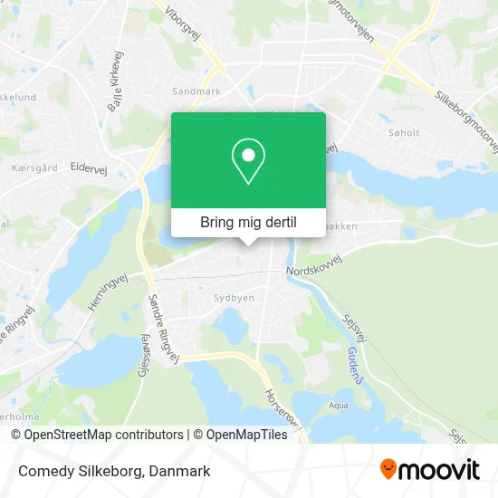 Comedy Silkeborg kort