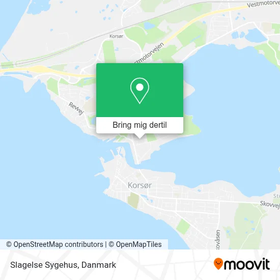 Slagelse Sygehus kort