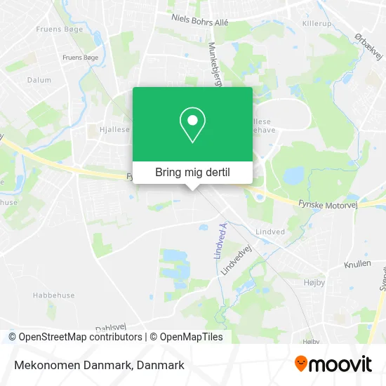 Mekonomen Danmark kort