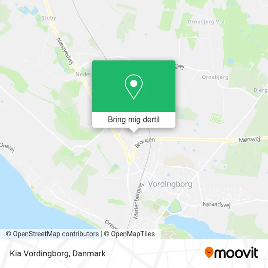 Kia Vordingborg kort