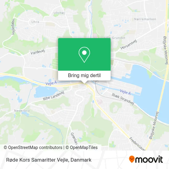 Røde Kors Samaritter Vejle kort
