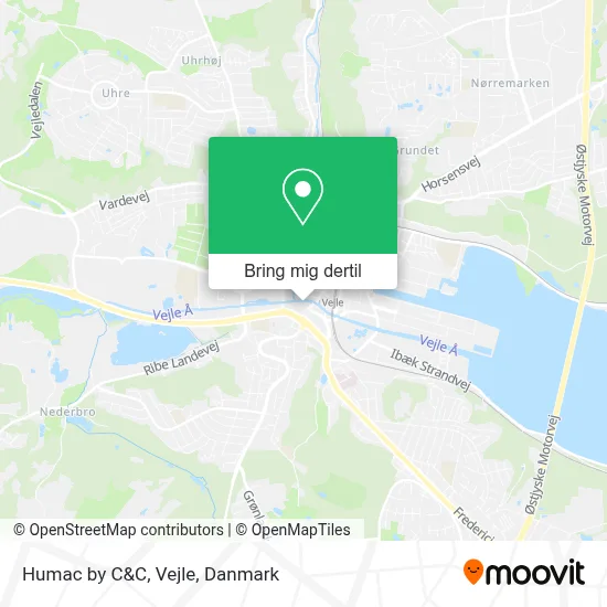 Humac by C&C, Vejle kort