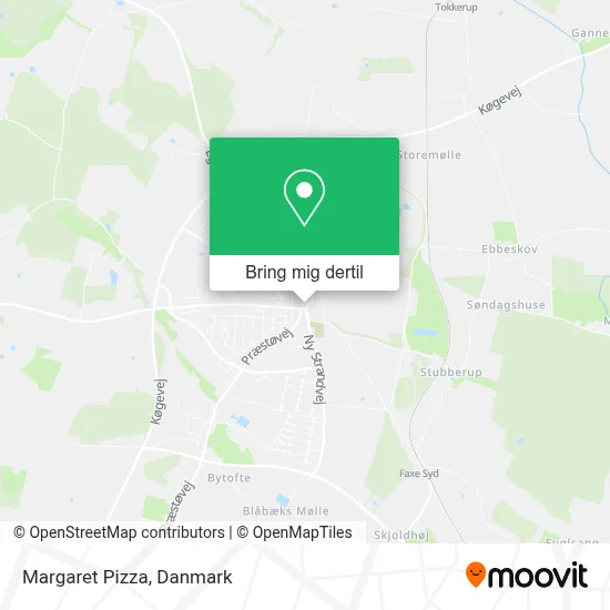 Margaret Pizza kort