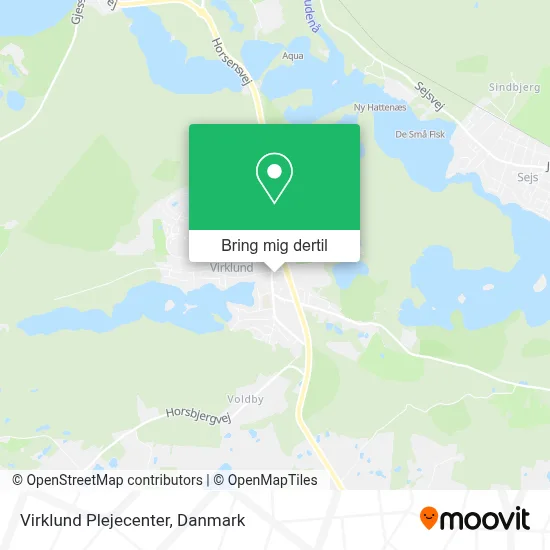 Virklund Plejecenter kort