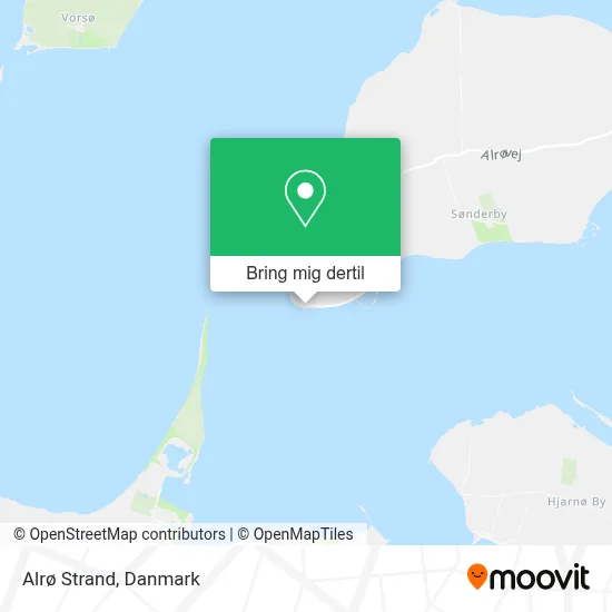 Alrø Strand kort