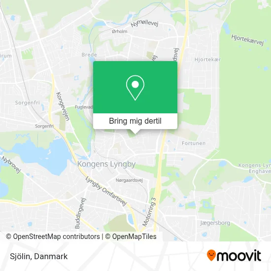 Sjölin kort
