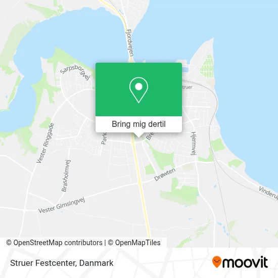 Struer Festcenter kort